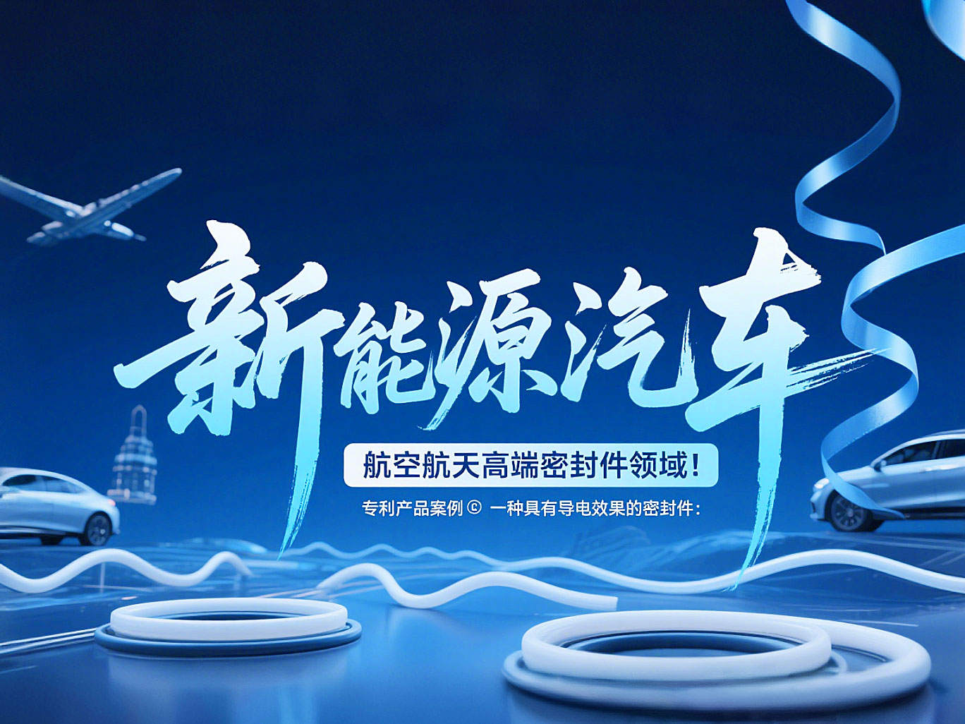 專(zhuān)利產(chǎn)品案例 ? 一種具有導(dǎo)電效果的密封件:新能源汽車(chē)+航空航天高端領(lǐng)域!