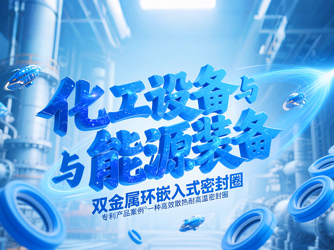 專利產品案例 ? 一種高效散熱耐高溫密封件：雙金屬環嵌入式密封件！