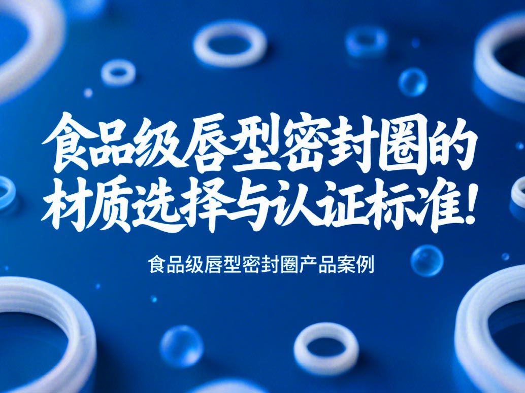 食品級(jí)唇型密封圈的材質(zhì)選擇與認(rèn)證標(biāo)準(zhǔn)！